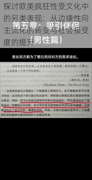 探讨欧美疯狂性受文化中的另类表现:从边缘性向主流化的转变与社会接受度的提升