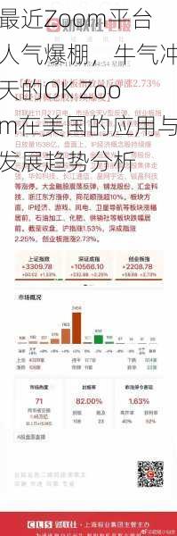 最近Zoom平台人气爆棚，牛气冲天的OK Zoom在美国的应用与发展趋势分析