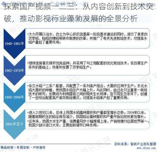 探索国产视频一二三:从内容创新到技术突破,推动影视行业蓬勃发展的全景分析
