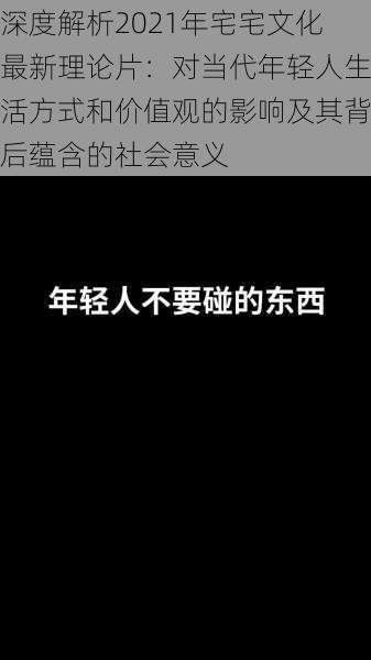 深度解析2021年宅宅文化最新理论片:对当代年轻人生活方式和价值观的影响及其背后蕴含的社会意义