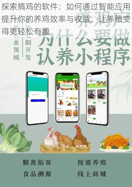 探索搞鸡的软件：如何通过智能应用提升你的养鸡效率与收益，让养殖变得更轻松有趣