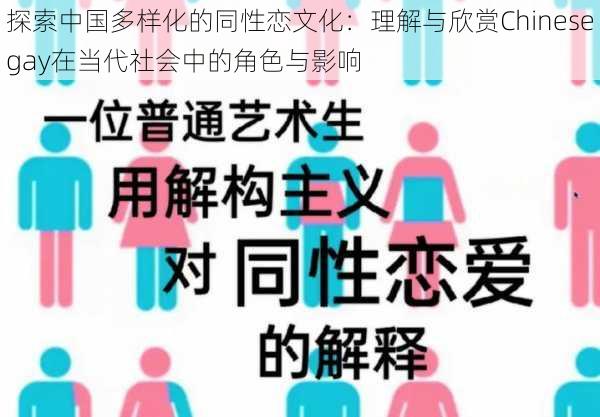 探索中国多样化的同性恋文化:理解与欣赏Chinesegay在当代社会中的角色与影响